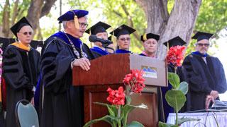 Image of graduation speaker